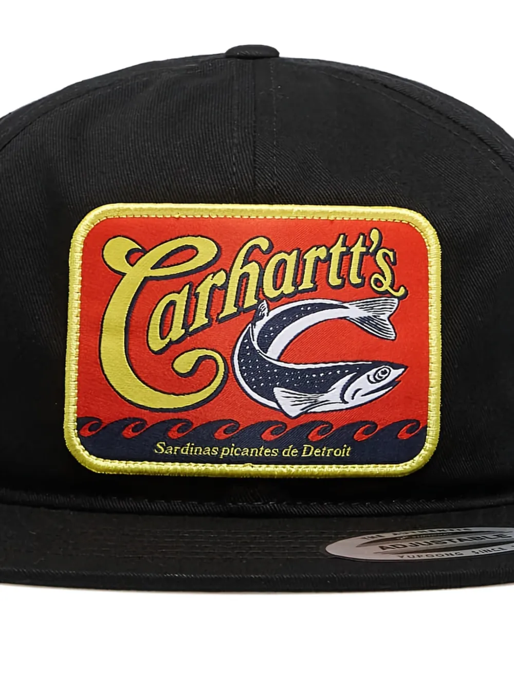  Carhartt Wip Logo Patch Sardinas Cap - Black 