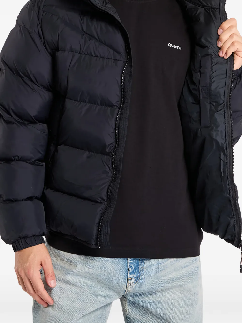 Napapijri Jack met capuchon Zwart