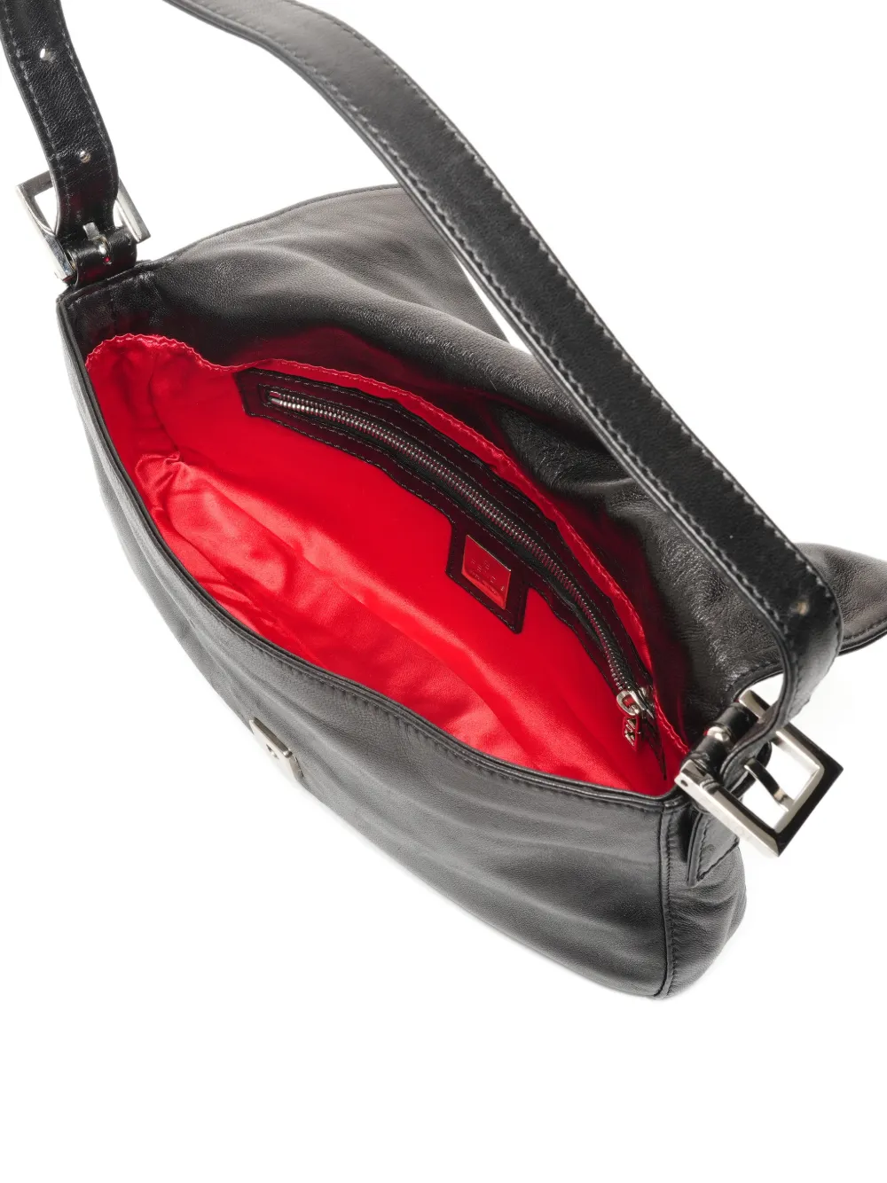 2000-2015 Logo-Plaque Baguette Shoulder Bag