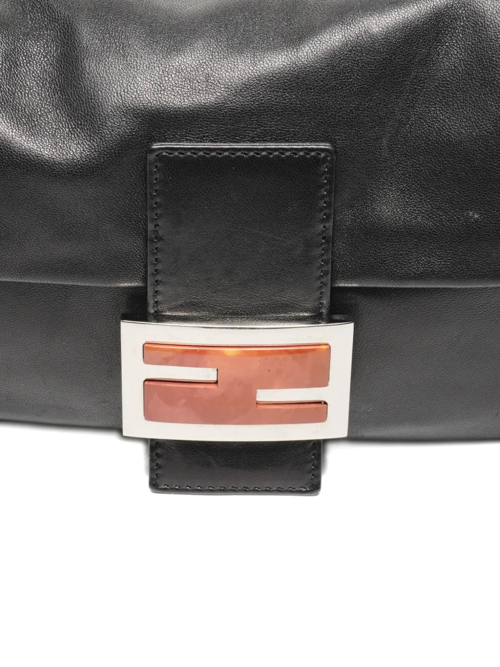 2000-2015 Logo-Plaque Baguette Shoulder Bag