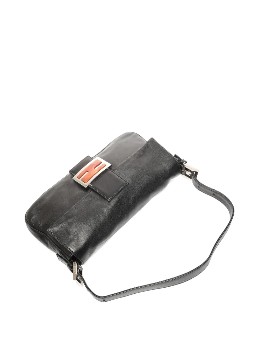 2000-2015 Logo-Plaque Baguette Shoulder Bag