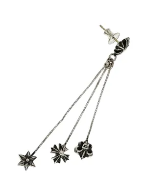 Chrome Hearts JoJo three-drop Earring | Silver | FARFETCH