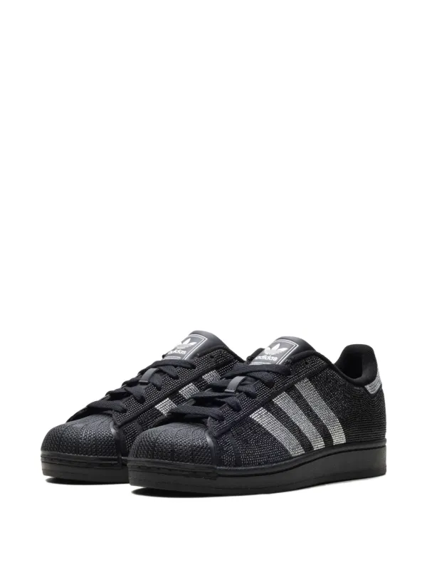 adidas gazelle silver green womens ADIDAS ORIGINALS SUPERSTAR II silver and black sneakers for men and wo –  Pavidas