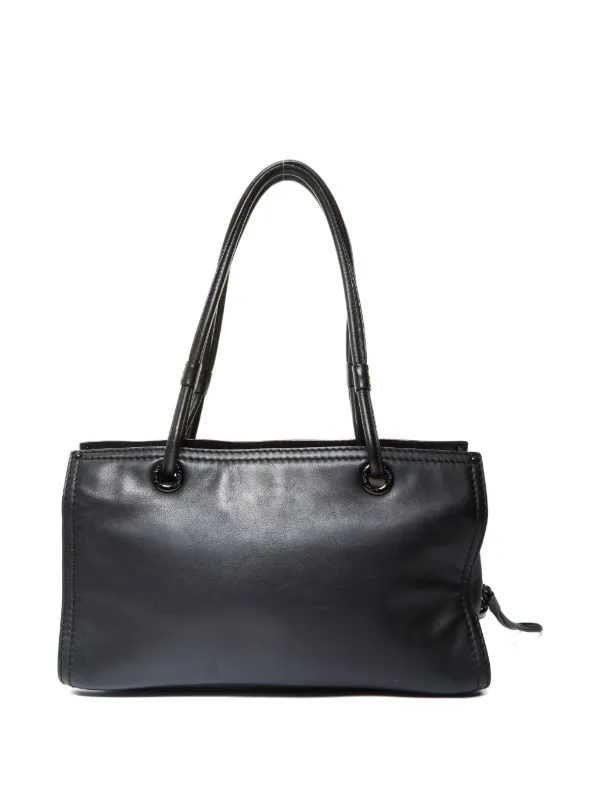 Loewe Pre-Owned 2000-2020s Anagram Tote Bag | Black | FARFETCH CA