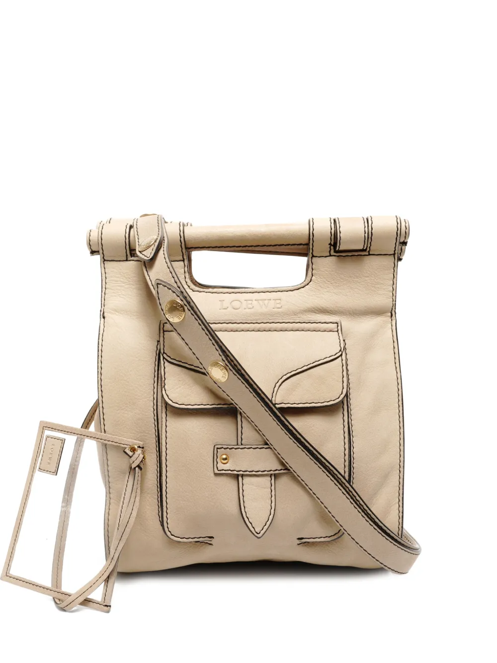 Loewe Pre-Owned 2015-2025 two-way tote bag - Toni neutri