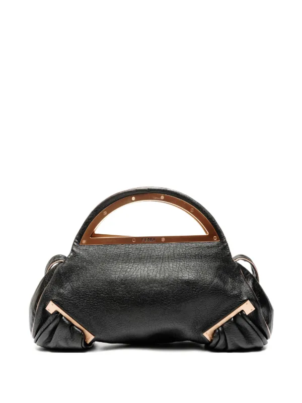 Fendi Pre-Owned 2015-2025 スマイル ハンドバッグ | ブラック
