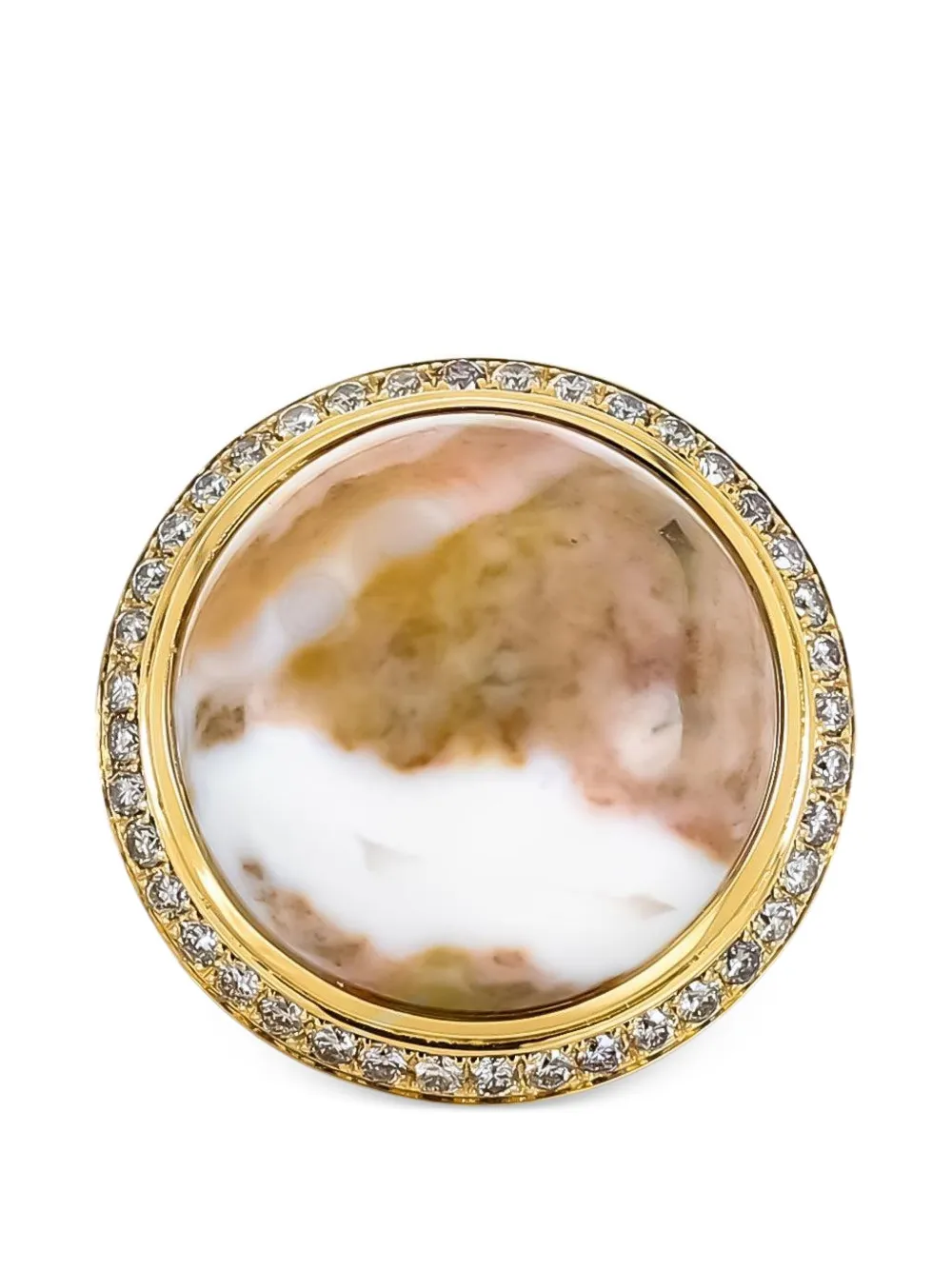 TAMARA COMOLLI Champagne Diamond Jasper Ring - Oro