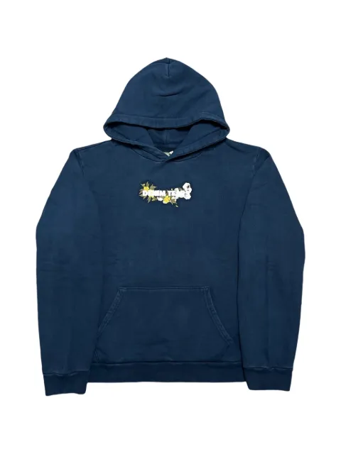 Denim Tears embroidered floral logo hoodie