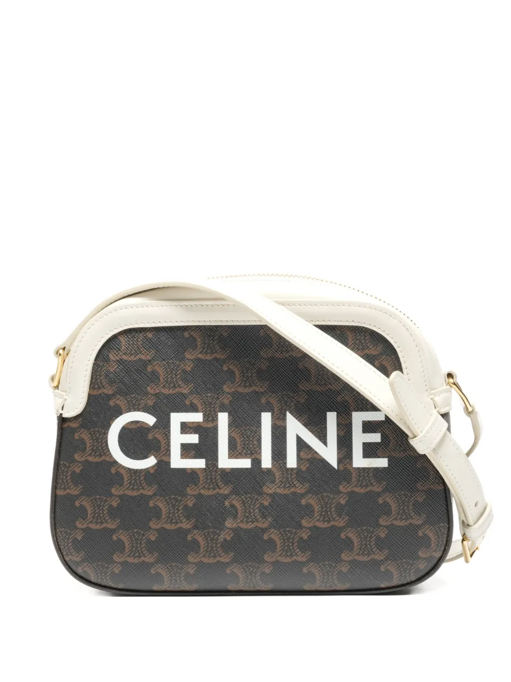 Celine Pre-Owned 2020 triomphe camera cross-body bag - Marrone