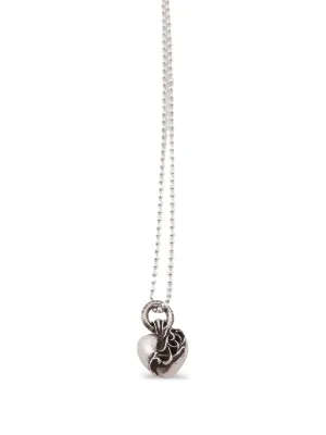 Pendentif breloque en argent 925 croix de coeurs chromés pour bébé gras