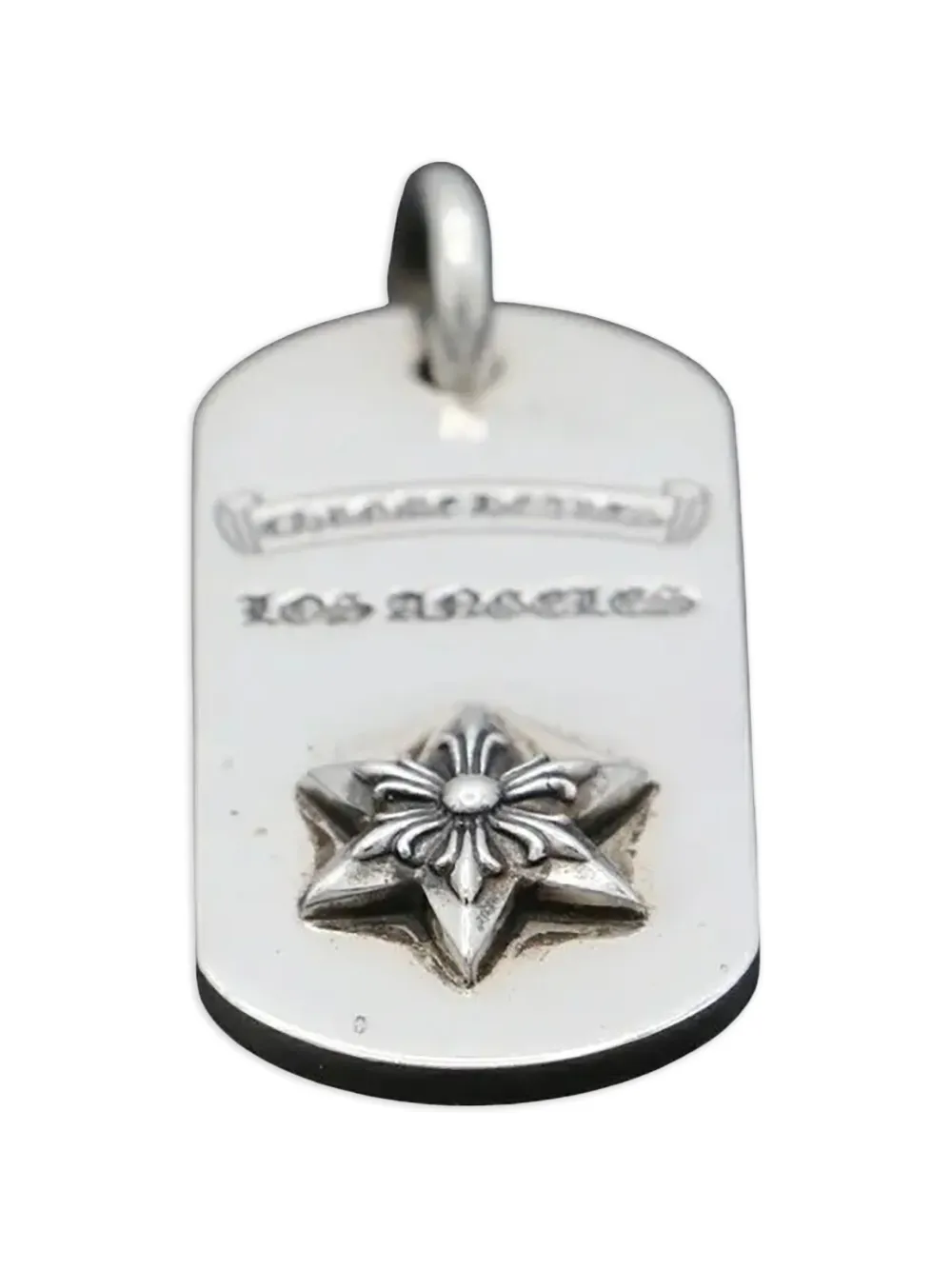 Chrome Hearts 浮雕星星识别牌项链 | Image 2