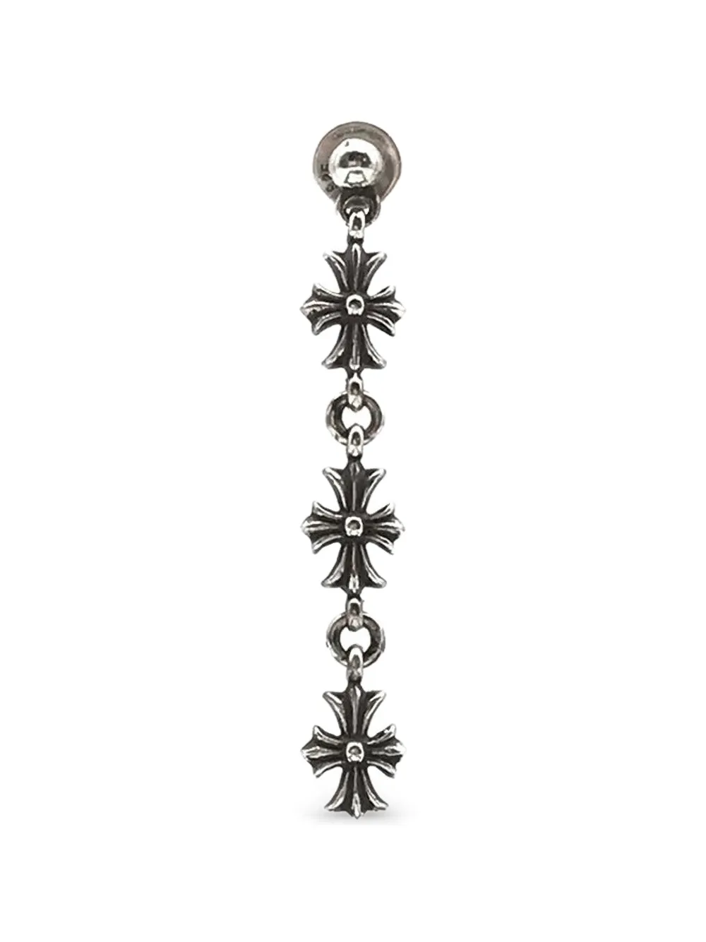 Chrome Hearts arete Tiny E Plus 3 | plateado | Image 1