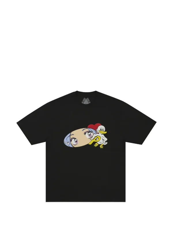 PALACE Tシャツ Lサイズ グラフィックプリント Palace グラフィック Tシャツ | ブラック | FARFETCH JP