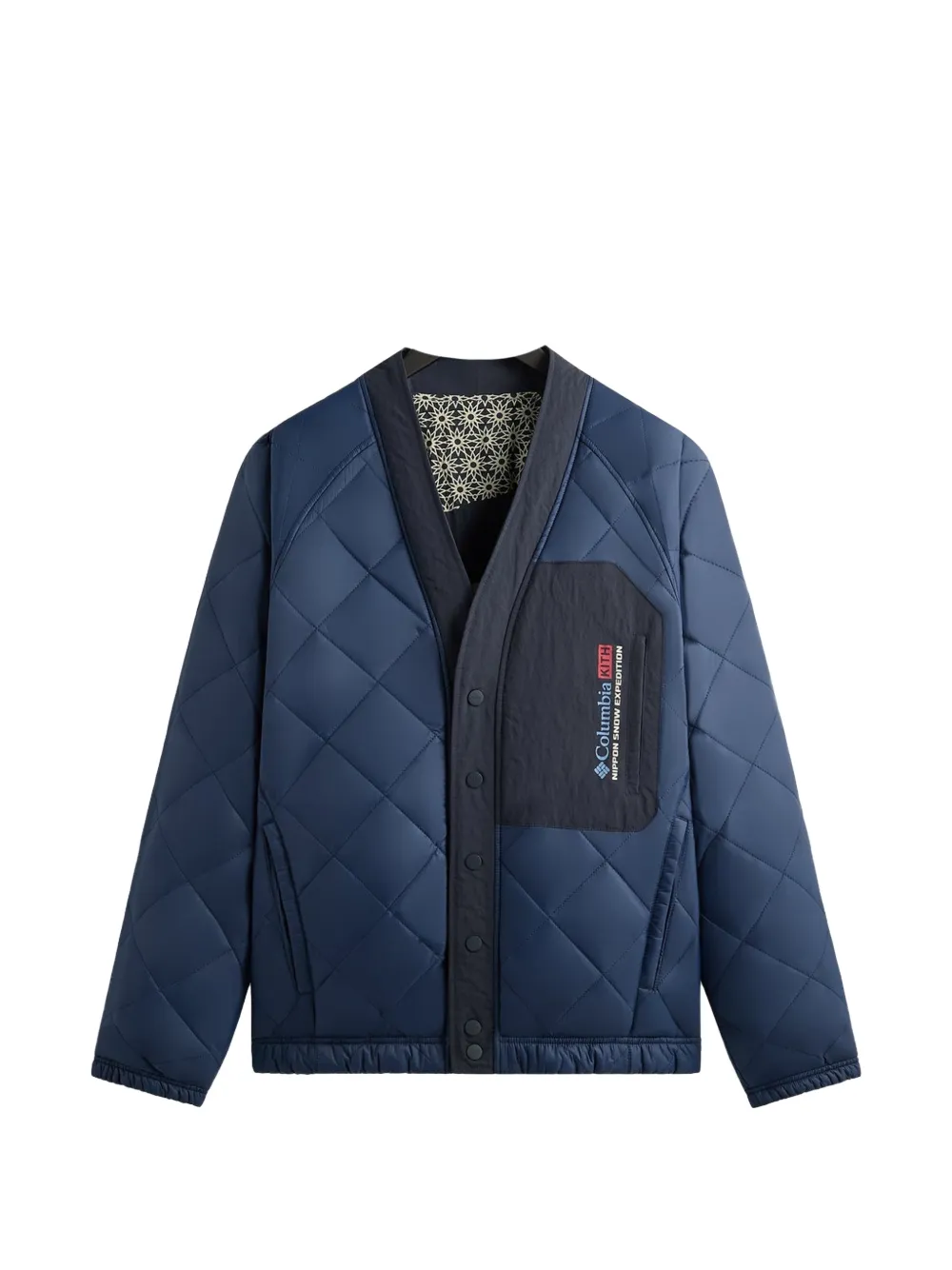  Kith X Columbia Reversible Sweater - Blue 
