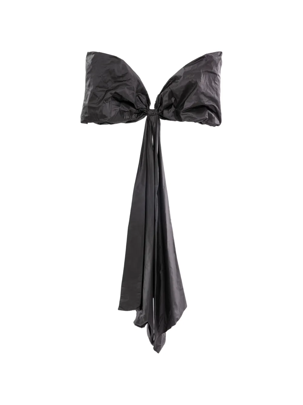 Saiid Kobeisy bow cape - Nero