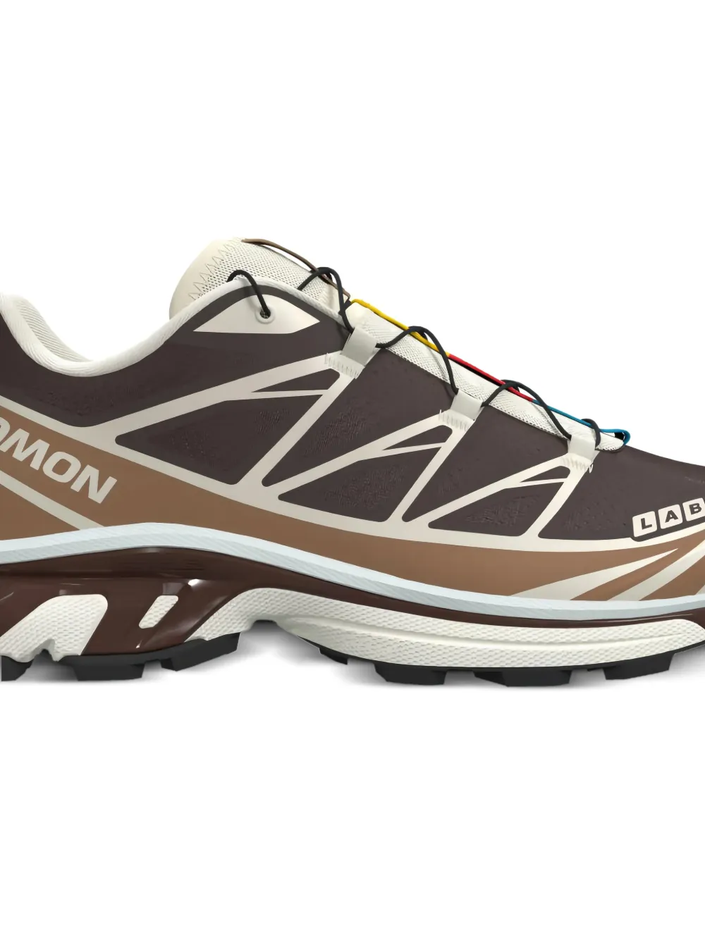 Salomon Lab sneakers met zigzag-patroon Bruin