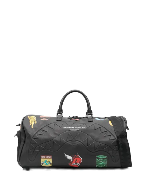 sprayground kid patches-detail duffle bag