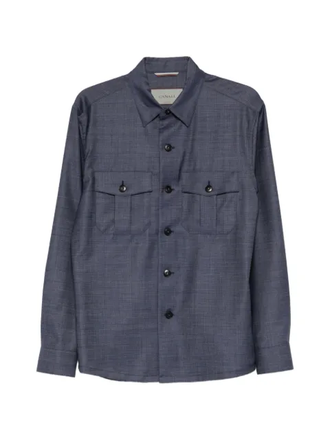 Canali button flap jacket
