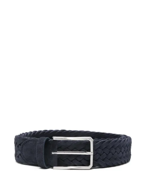 Canali braided-design belt