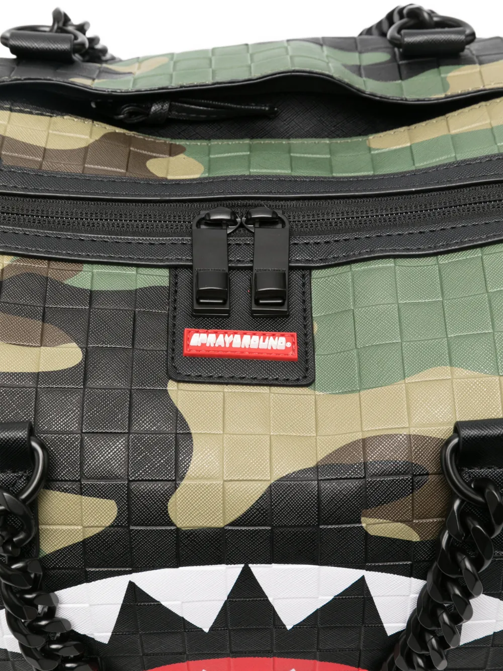 Sprayground camouflage-pattern duffle bag - Verde