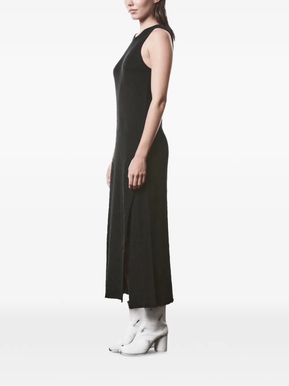 Thom Krom Midi-jurk met textuur Zwart