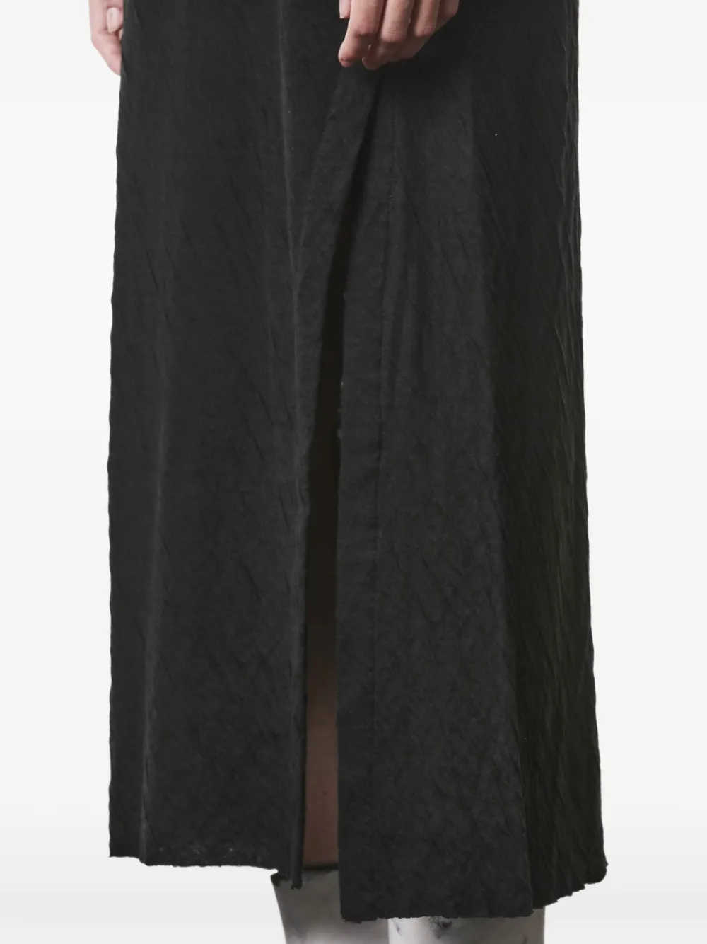 Thom Krom Midi-jurk met textuur Zwart
