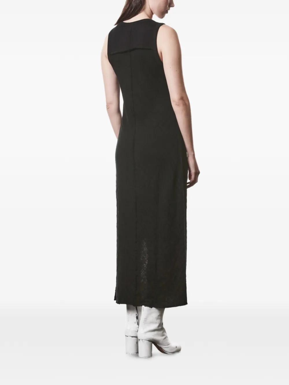Thom Krom Midi-jurk met textuur Zwart