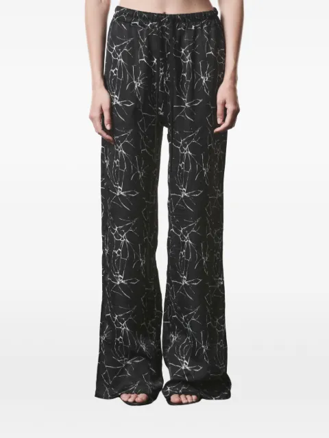 Thom Krom pantalones con estampado jaspeado