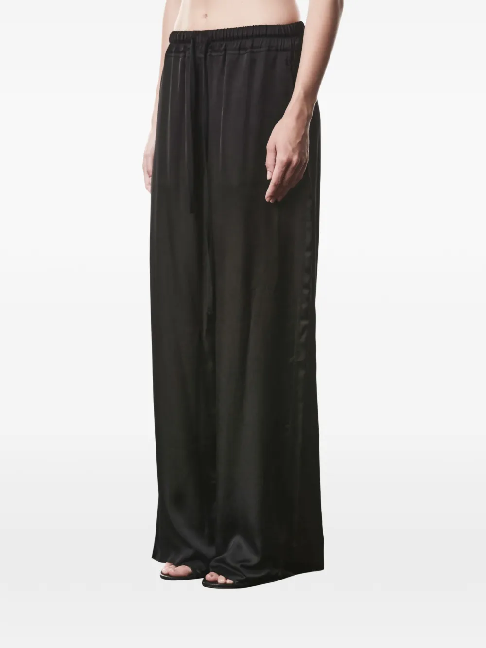  Thom Krom Drawstring Pants - Black 