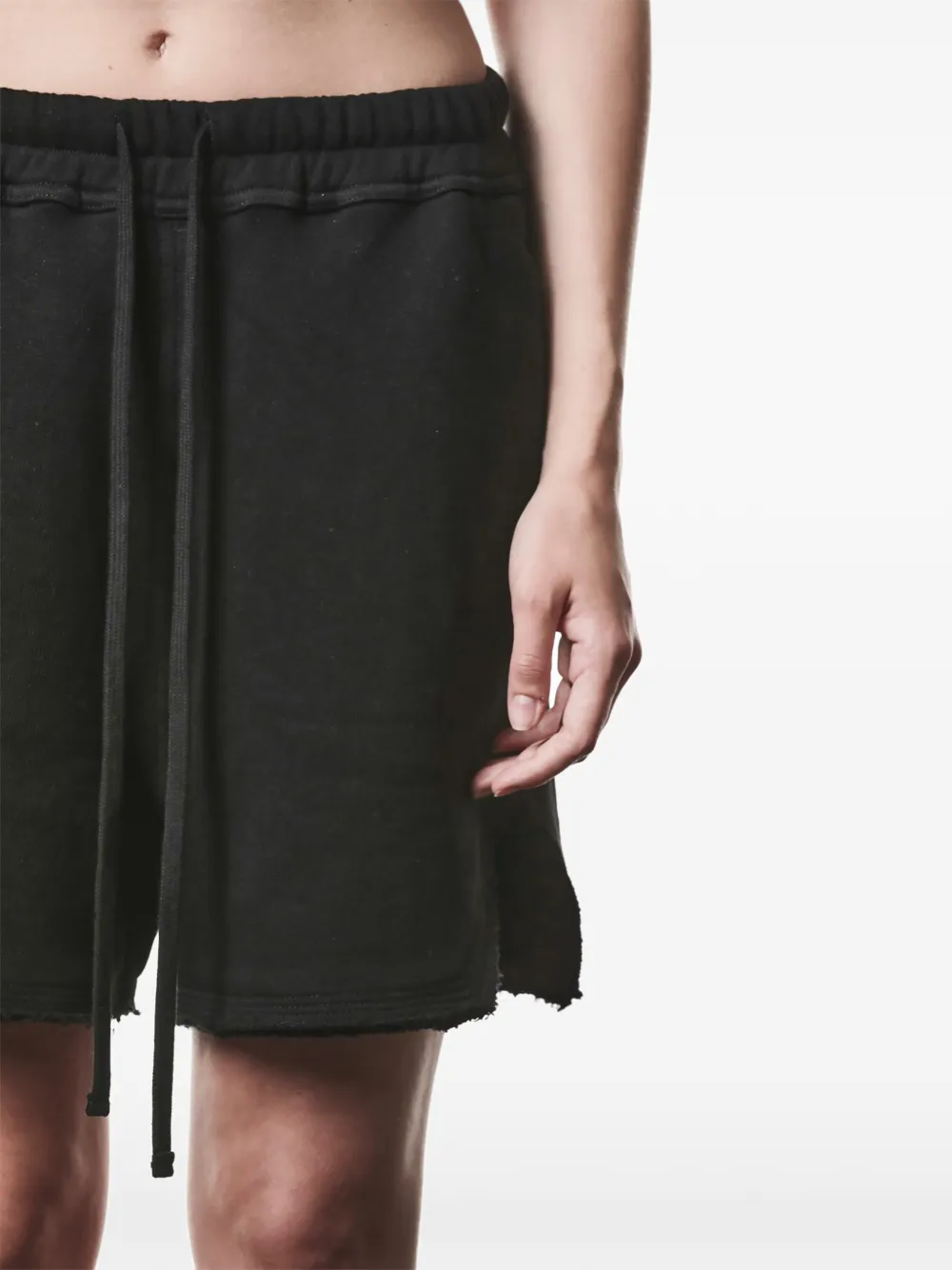 Thom Krom Shorts met trekkoordtaille Zwart