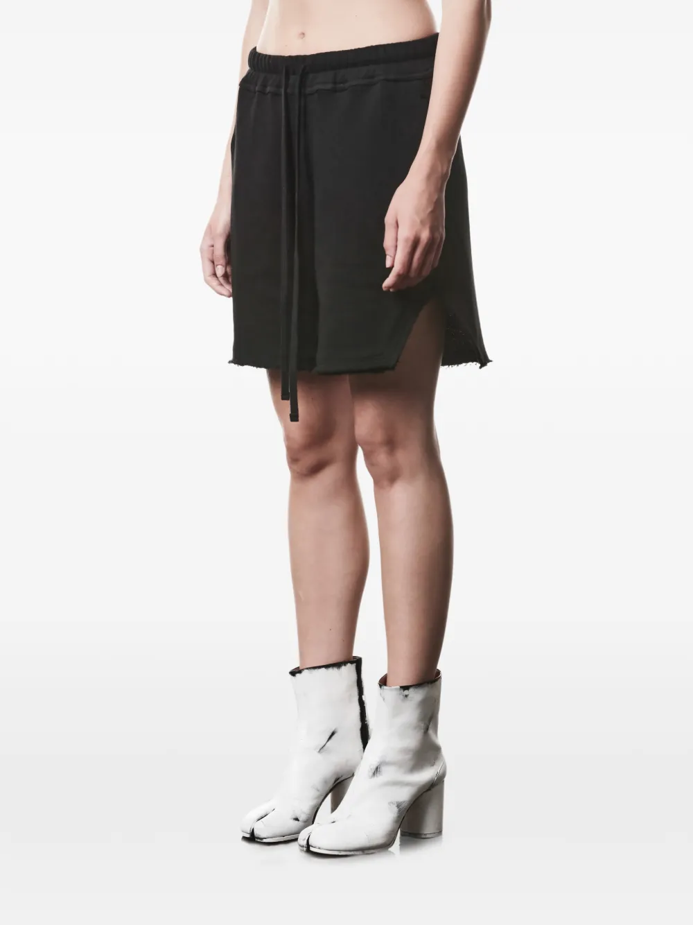  Thom Krom Drawstring-waist Shorts - Black 