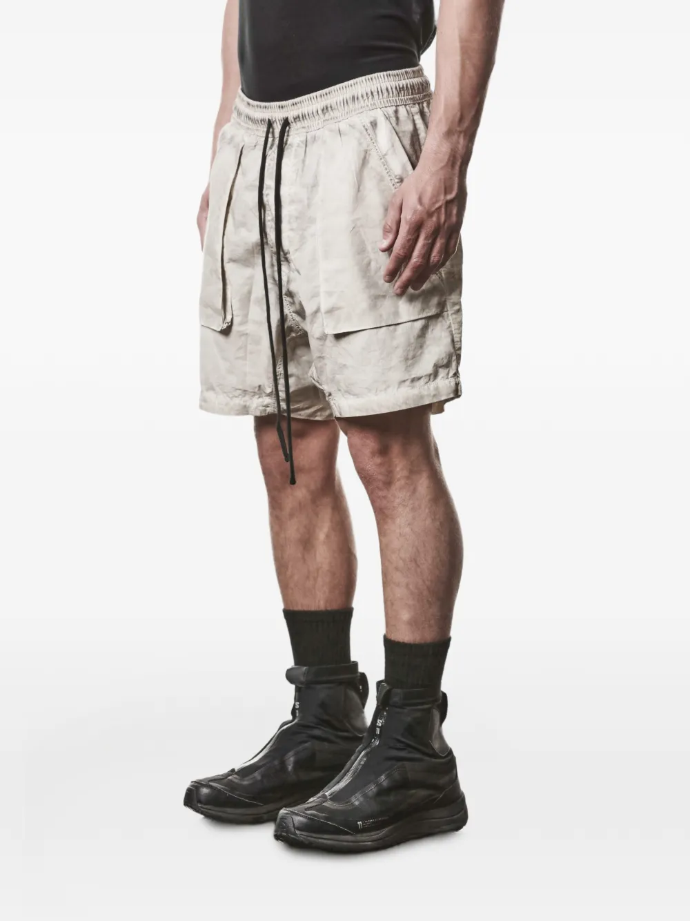 Thom Krom 카고 포켓 드로스트링 웨이스트 쇼츠 | 카고 쇼츠 | Image 2