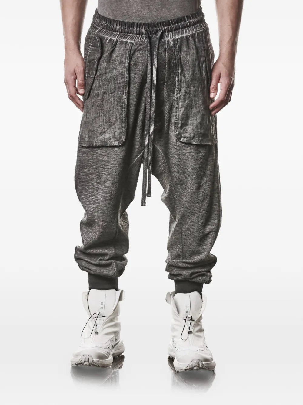 Thom Krom patch pocket track pants - Grigio