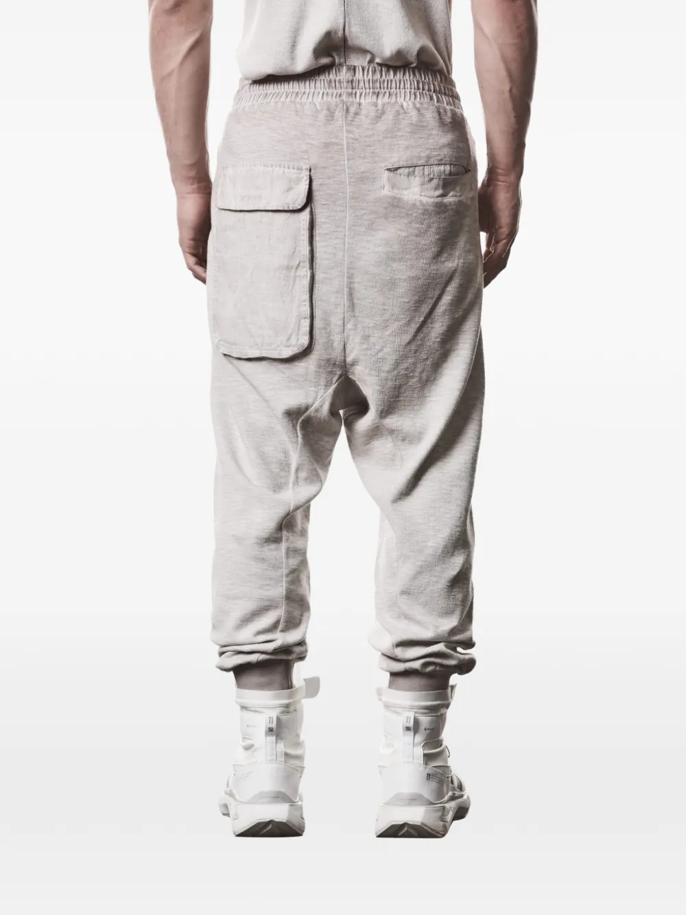  Thom Krom Cargo Drawstring Track Pants - Grey 
