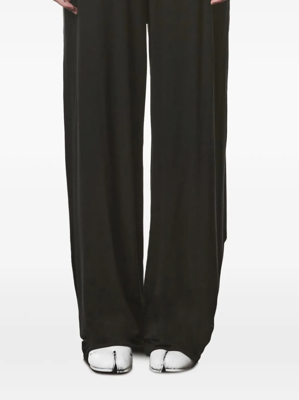 Thom Krom Jumpsuit met V-hals Zwart