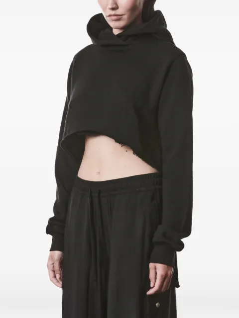 Thom Krom cropped cotton hoodie