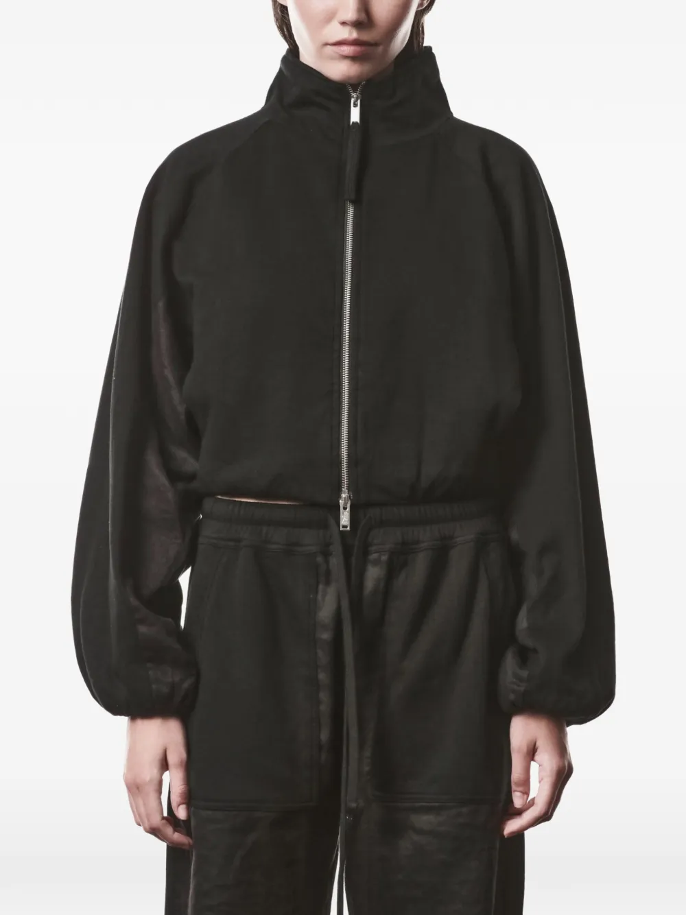 Thom Krom zip cotton jacket - Nero