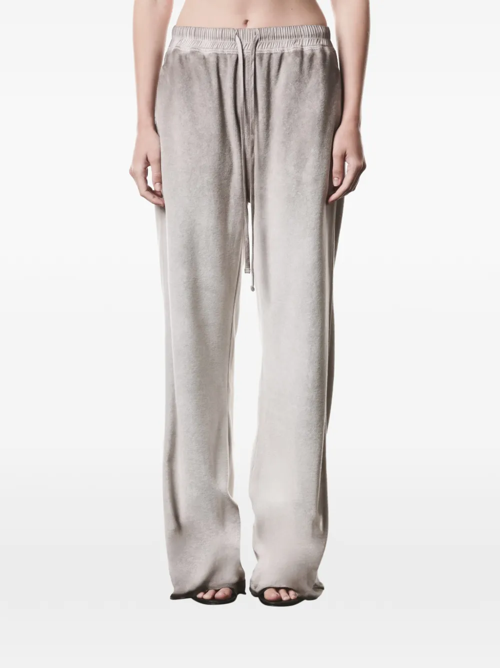 Thom Krom elasticated drawstring pants - Grigio