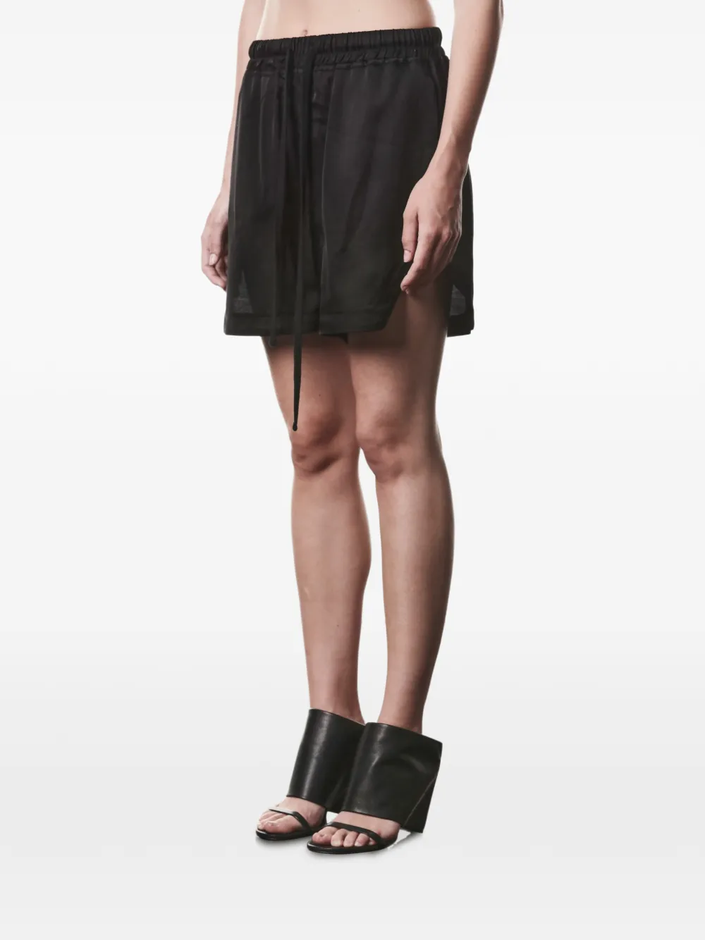  Thom Krom Drawstring Shorts - Black 
