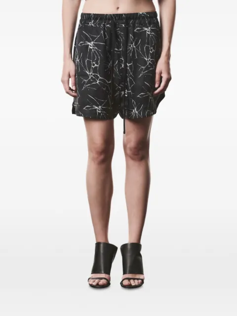 Thom Krom marble print shorts