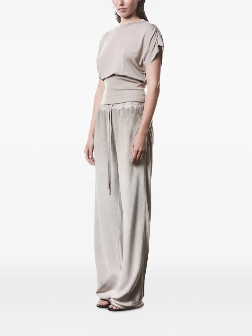  Thom Krom Gathered T-shirt - Grey 