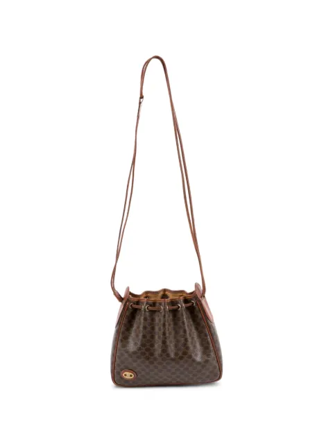 Celine Pre-Owned 1990s triomphe leather shoulder bag