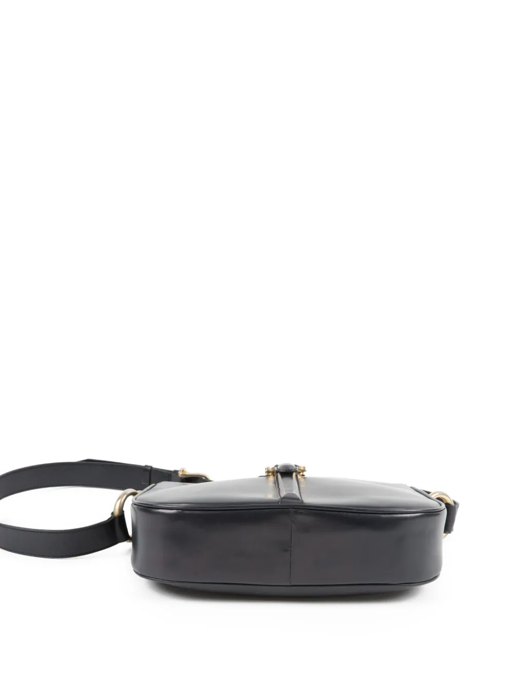 1990s Box Leather Shoulder Bag