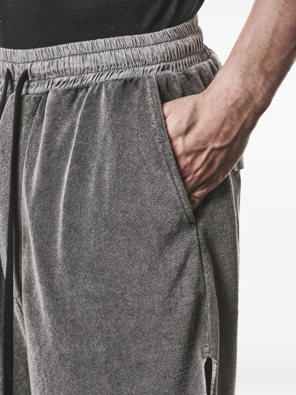 Thom Krom Cargo shorts met trekkoord Grijs