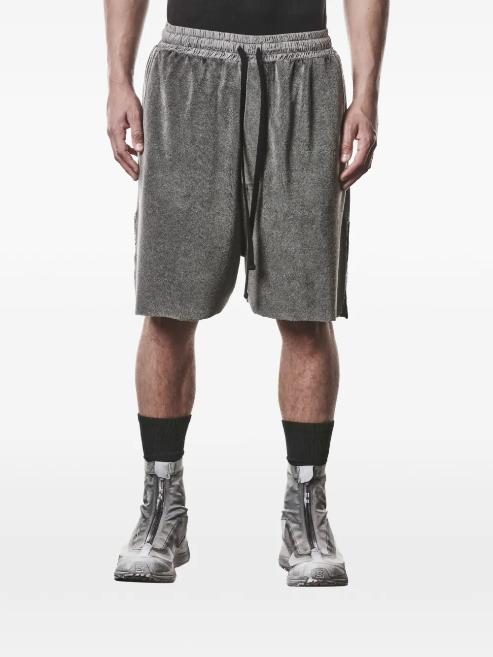 Thom Krom Shorts cargo con coulisse - Grigio