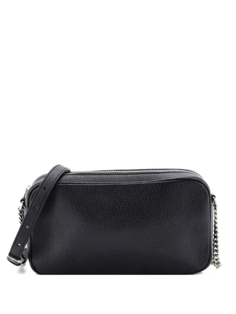 Burberry Pre-Owned Camera Logo Embossed Leather Small crossbody bag