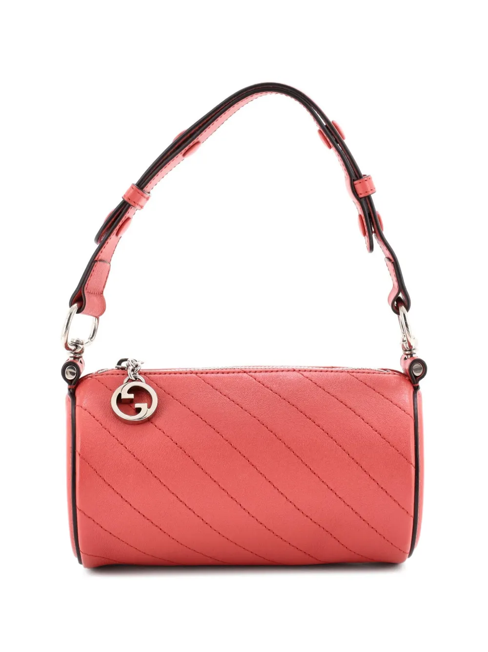 Gucci Pre-Owned Blondie Diagonal Quilted Leather Mini shoulder bag - Rosa