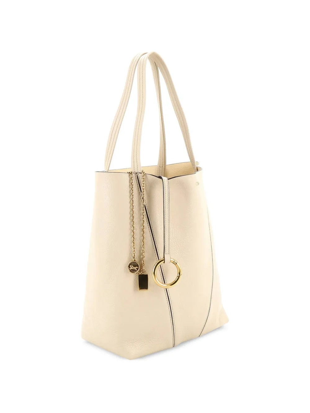 Spin Leather Medium Tote Bag