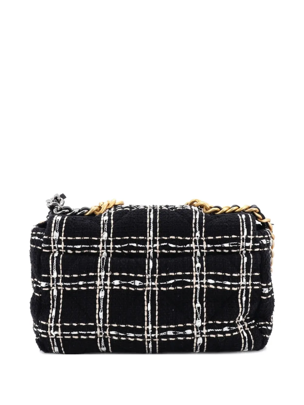19 Flap Bag Quilted Tweed Medium Crossbody Bag