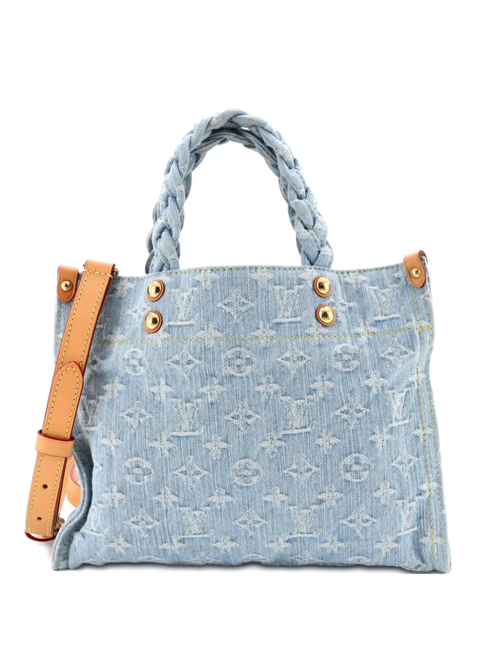 Louis Vuitton Pre-Owned Let Go Monogram Denim PM tote bag - Blau